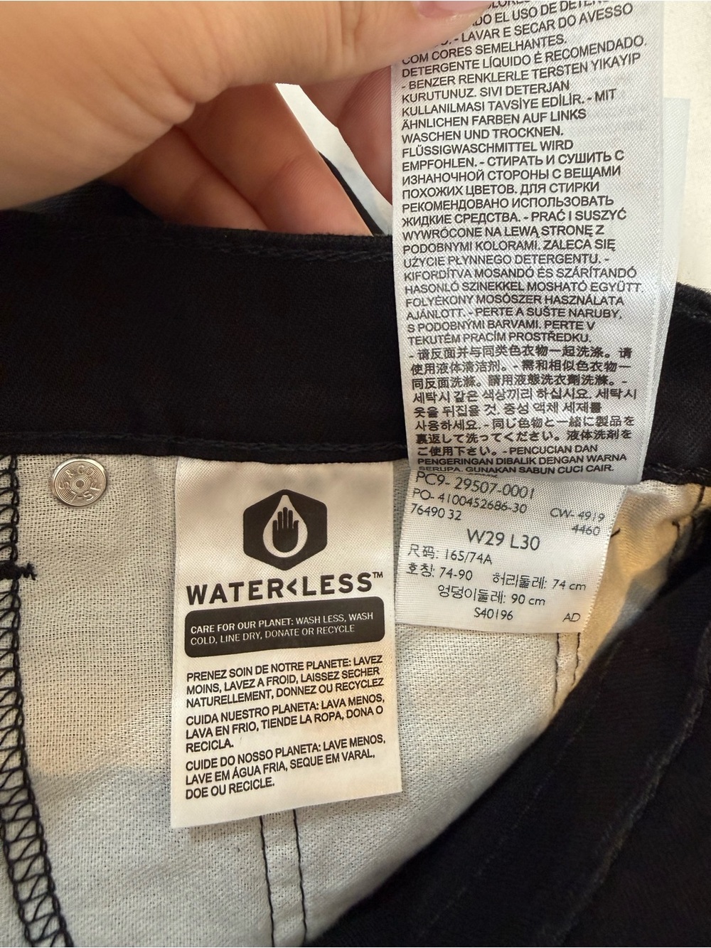 Levi’s 502 Taper Men’s Jeans | Black | 29x30 | New With Tags - Picture 13 of 16
